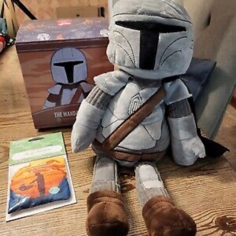 Star Wars Mandalorian Gray and Brown Plush Toy
